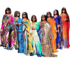 Women Africa Abaya 2 Piece Set 2022 African Dashiki New Fashion Two Piece Suit Wide Tops + Long Pants Party Free Size For Ladies